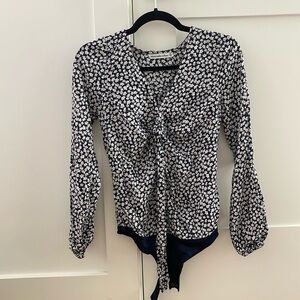 Abercrombie Floral Bodysuit